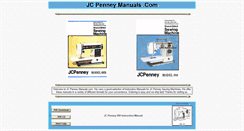 Desktop Screenshot of jcpenneymanuals.com