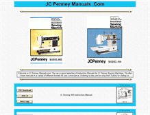Tablet Screenshot of jcpenneymanuals.com